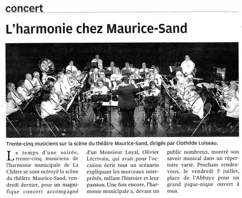 La NR - l'harmonie Chez Maurice Sand