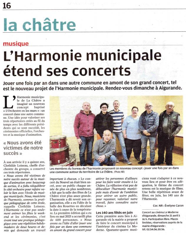 Concert Aigurande - Concert Hors les murs